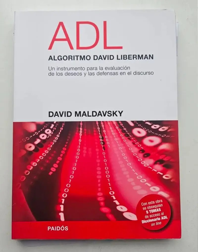 Libro ADL Algoritmo David Liberman de David Maldavsky - 1