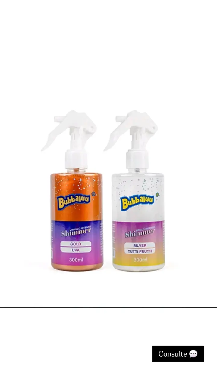 Spray Brillo Intenso Bubbaluu Shimmer 300ml