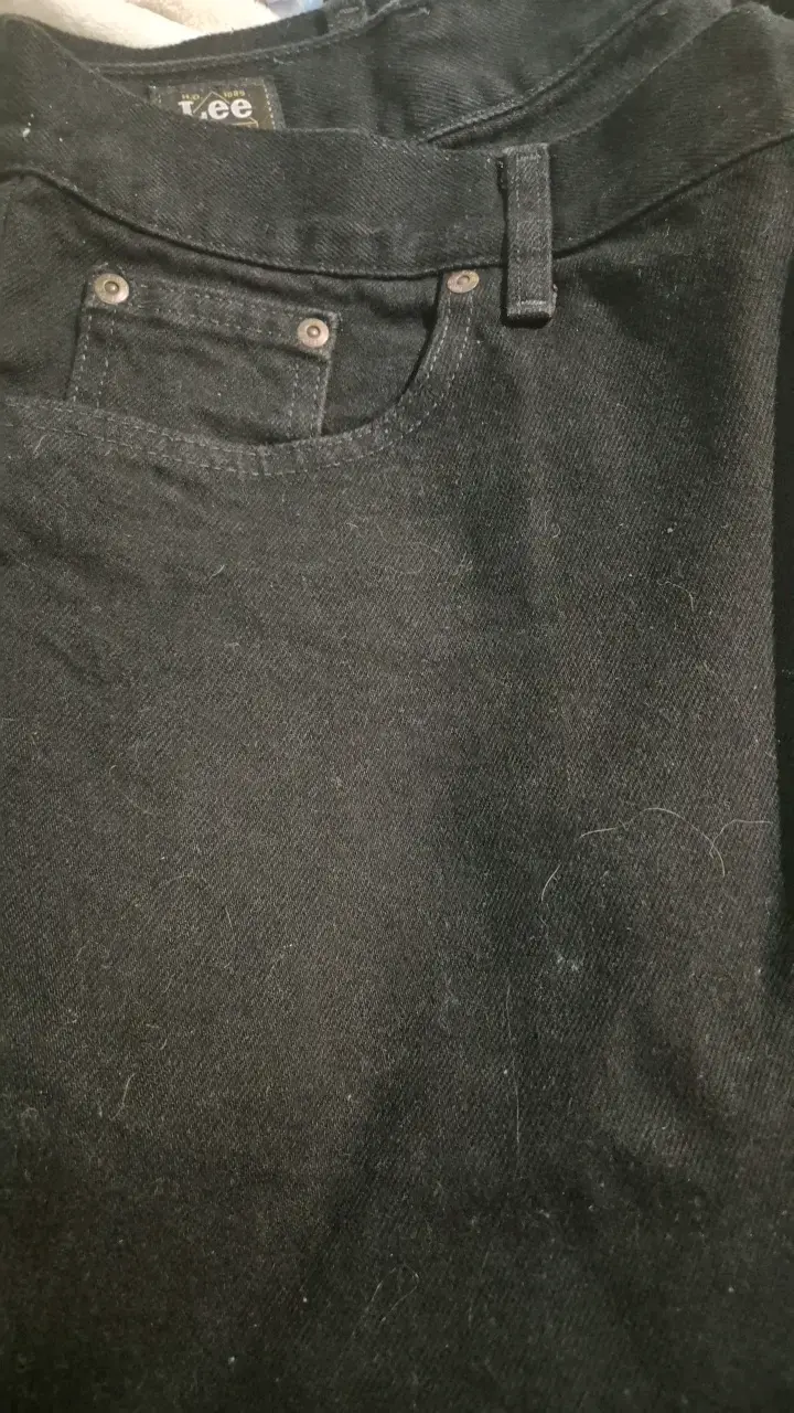 Jeans negros Lee para hombre en buen estado - 1