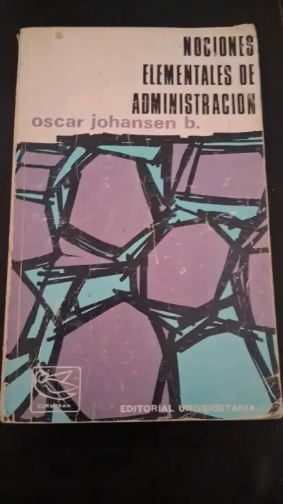 Libro Nociones Elementales de Administración Oscar Johansen - miniatura 1