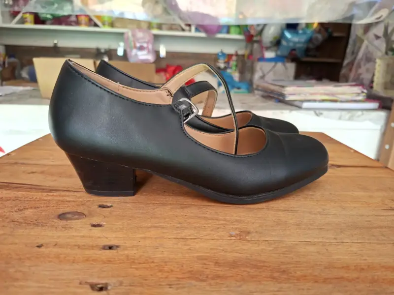 Zapatos de baile negros con hebilla Eurovia - 4