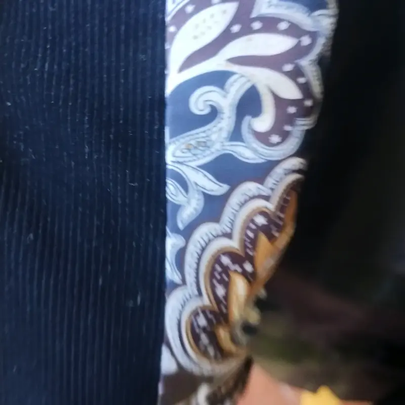 Blazer azul marino con coderas para hombre - 5