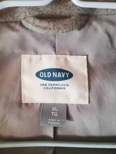 Abrigo gris Old Navy para mujer - miniatura 4