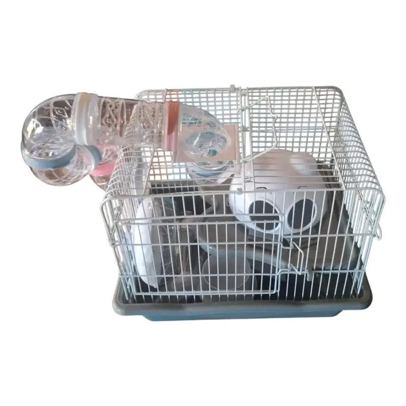 Jaula para hámster con túneles y accesorios - 2