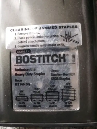 Engrapadora Bostitch Heavy Duty Antimicrobial - miniatura 3