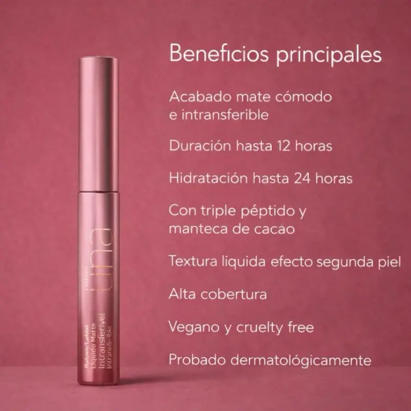 Labial Líquido Mate Natura Intransferible - 2