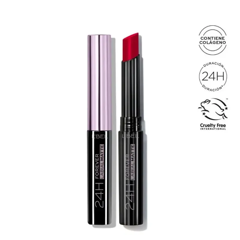 Labial Mate Larga Duración L'Bel Rouge Amour - 1