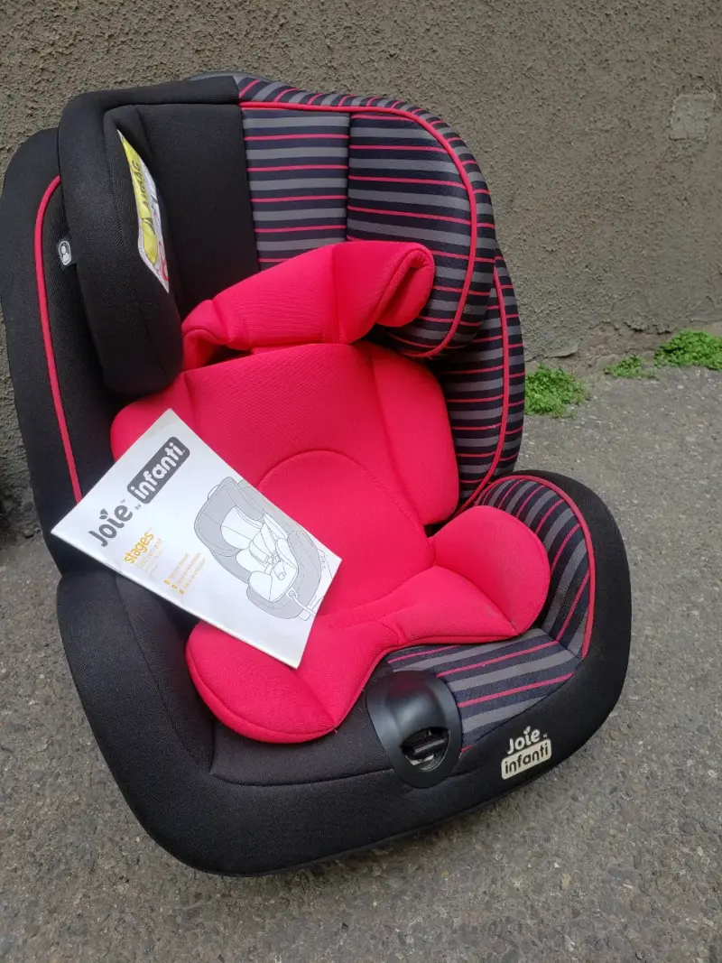 Silla de auto Joie Infanti Stages roja y negra