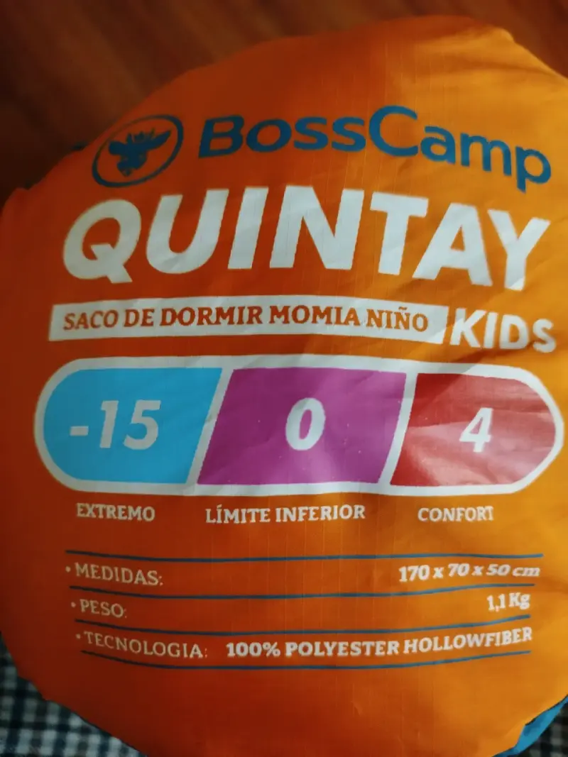 Saco de Dormir Momia Niño BossCamp Quintay - 1
