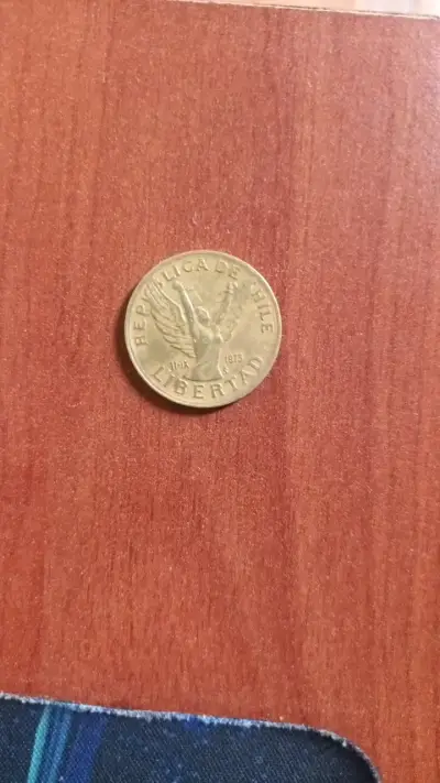 Moneda chilena de 10 pesos 1989 - miniatura 2