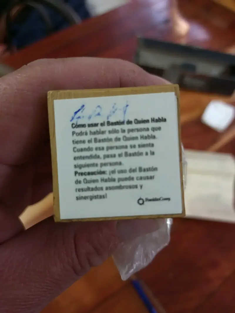 Tótem bastón de quién habla - 6