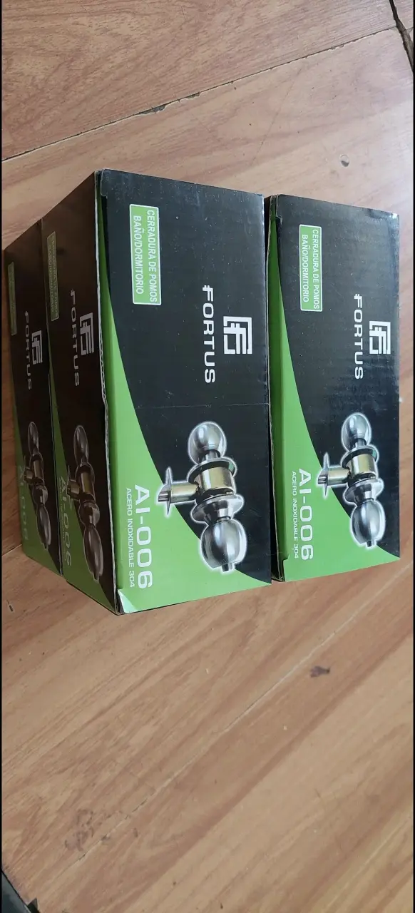 Cerradura de Pomos Fortus AI-006 Acero Inoxidable - 2