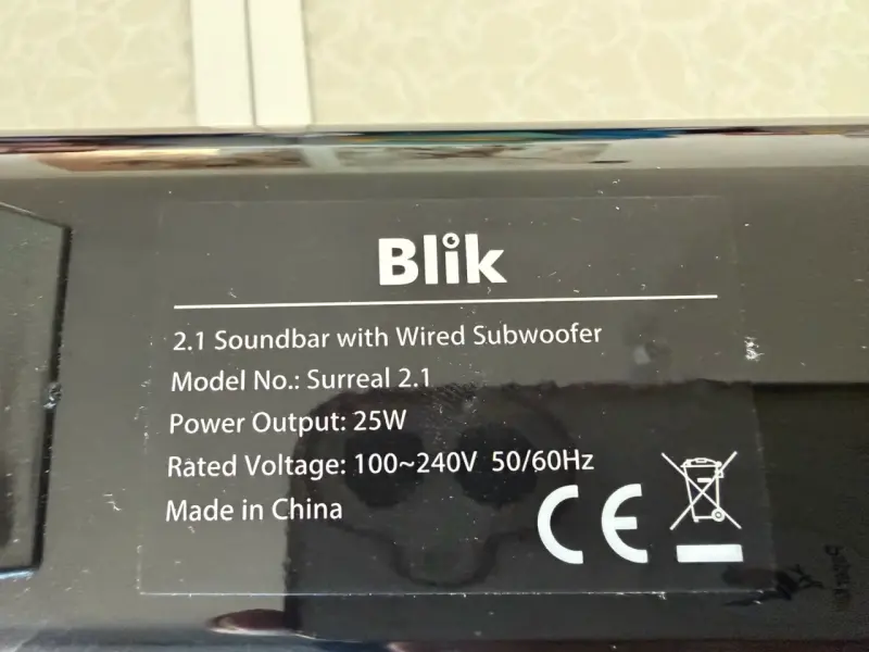 Barra de sonido Blik Surreal 2.1 con subwoofer - 4