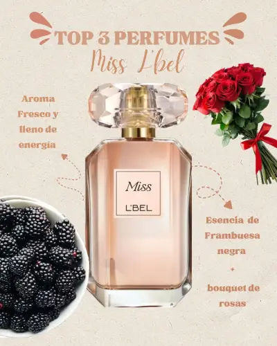 Perfume Miss L'Bel aroma floral frutal - miniatura 3