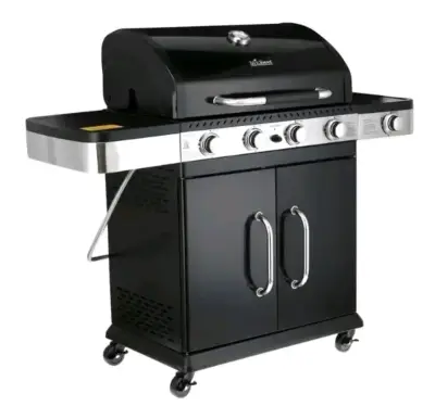 Parrilla a gas de acero inoxidable con 5 quemadores - miniatura 1