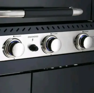 Parrilla a gas de acero inoxidable con 5 quemadores - miniatura 2