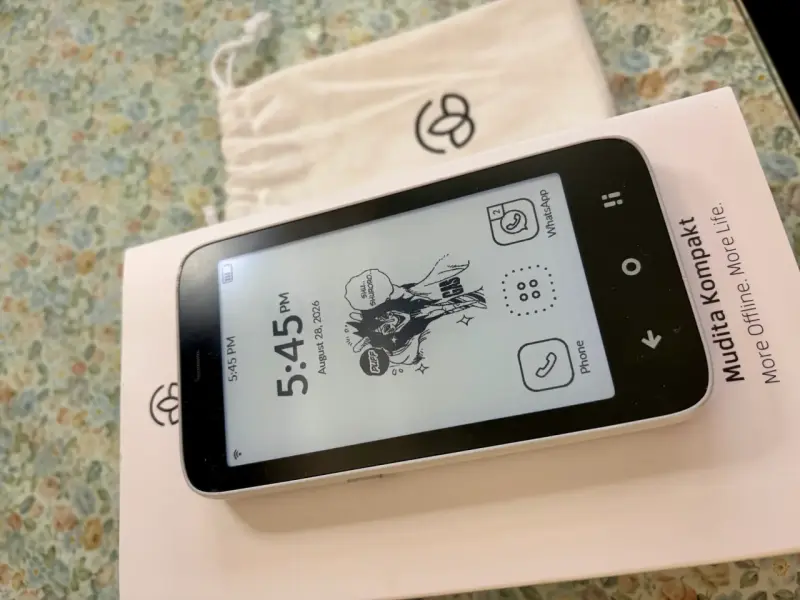 Teléfono Mudita Kompakt minimalista eink - 2