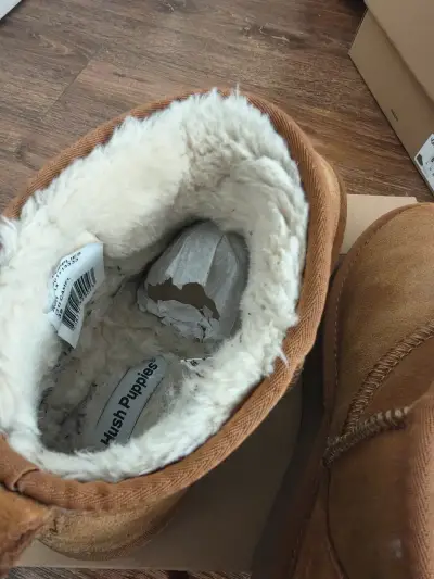 Botines de invierno Hush Puppies color camel - miniatura 3