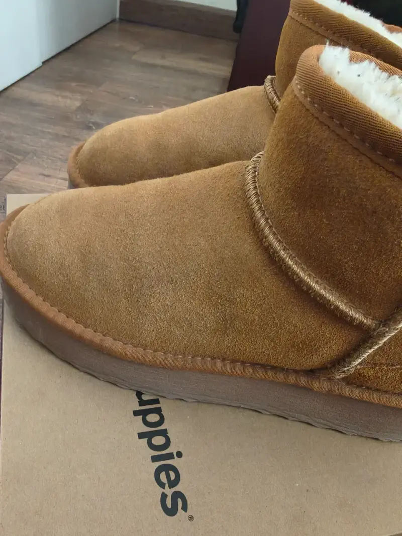 Botines de invierno Hush Puppies color camel - 4