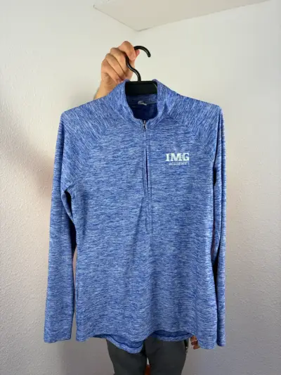 ♻️Polerón Deportivo Azul Under Armour IMG Academy - miniatura 1