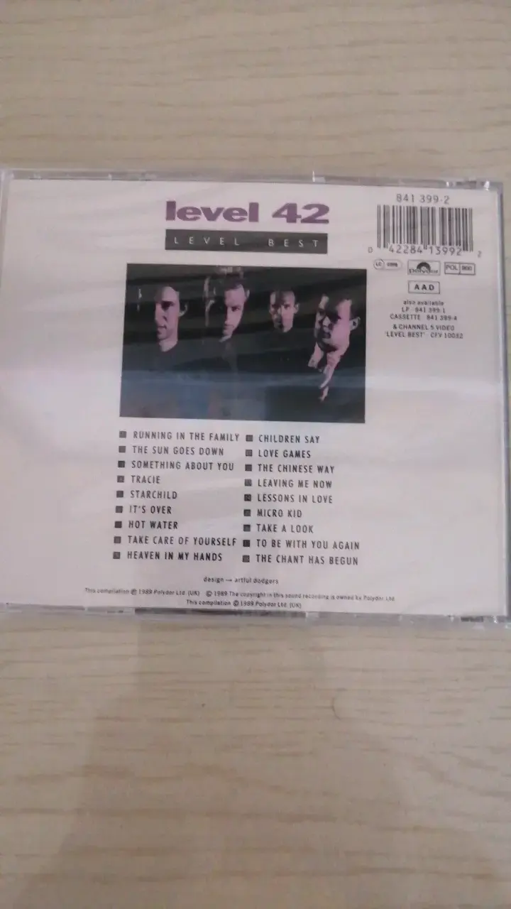 CD Level 42 Level Best Greatest Hits - 2