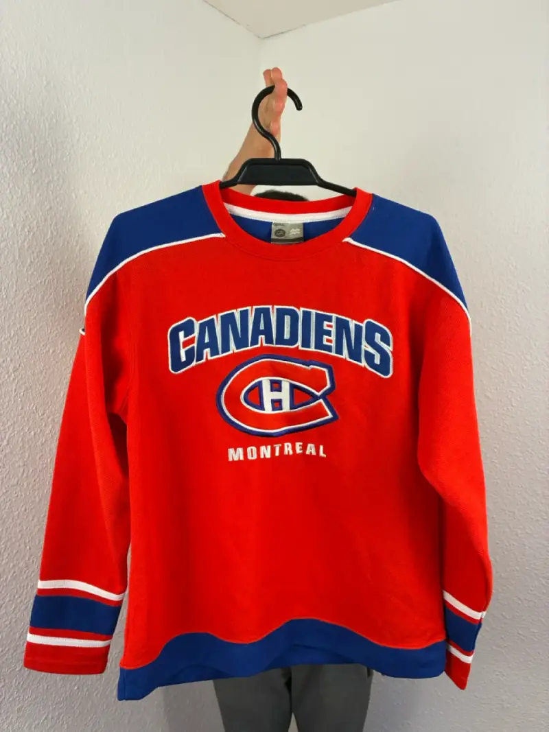 ♻️Polerón NHL Canadiens de Montreal rojo y azul - 1