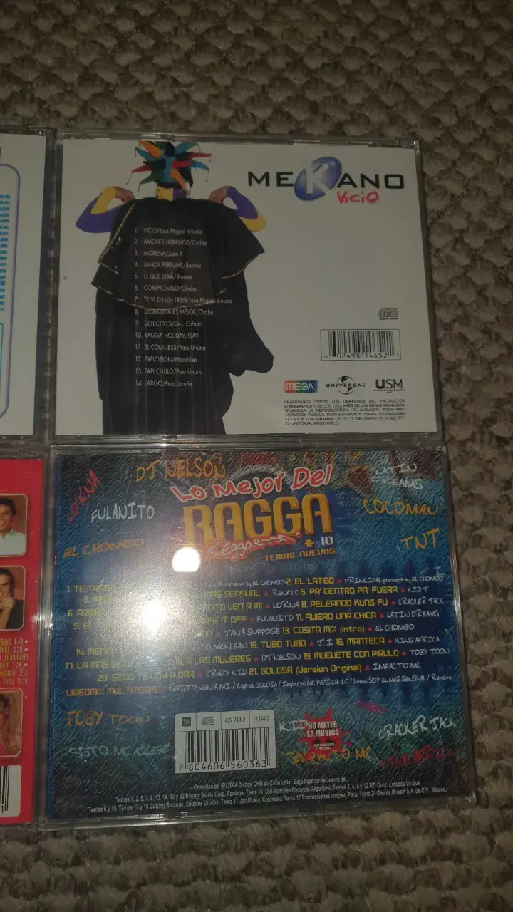 CD Mekano Vicio con éxitos de reggaetón - 1
