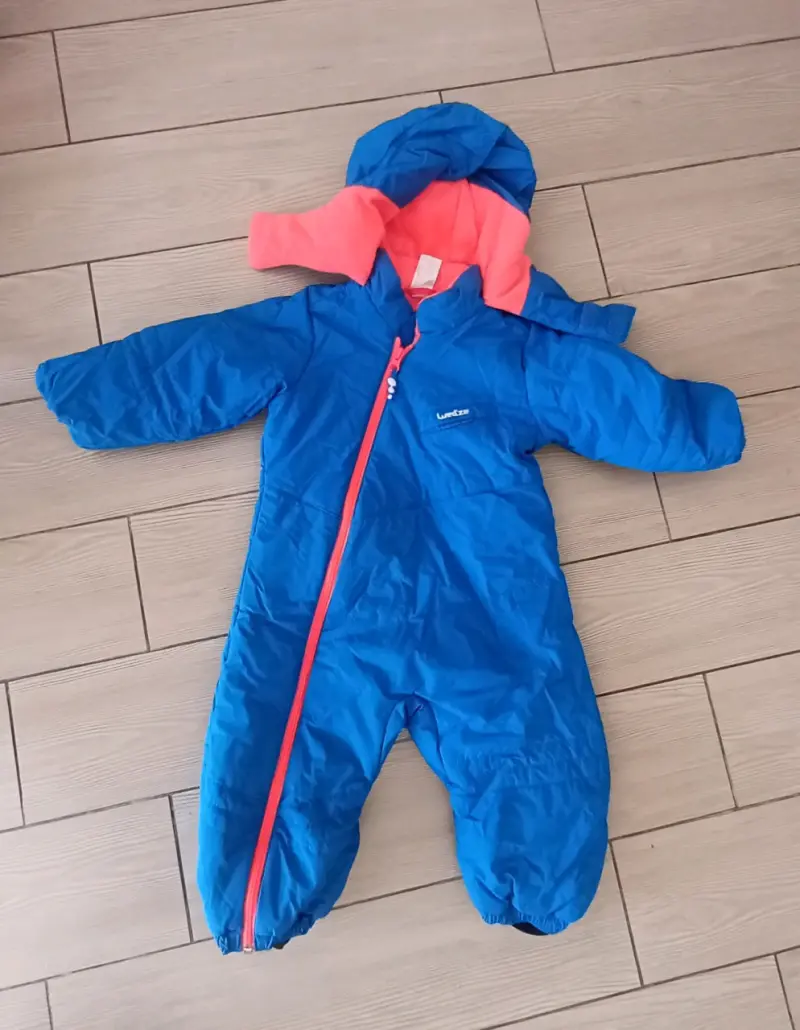 Enterito de invierno azul para bebé Decathlon - 1