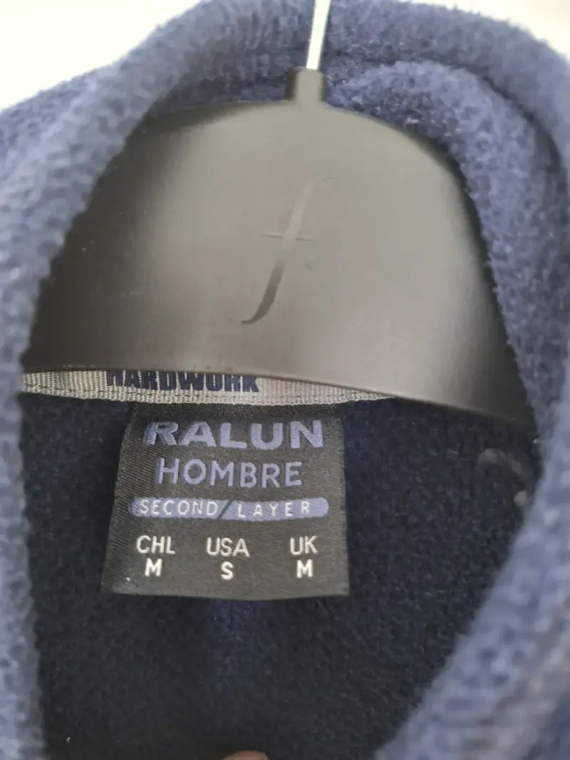 Chaqueta polar azul para hombre Hardwork Ralun - 2