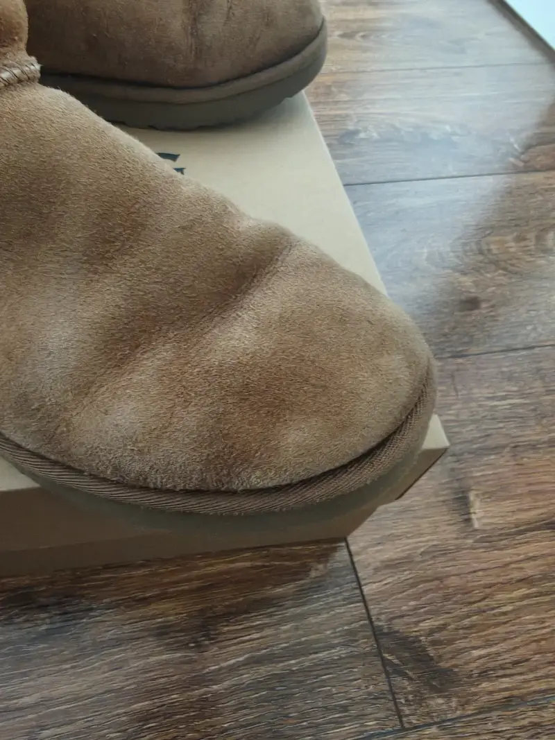 Botas de invierno UGG marrón con forro de lana - 3