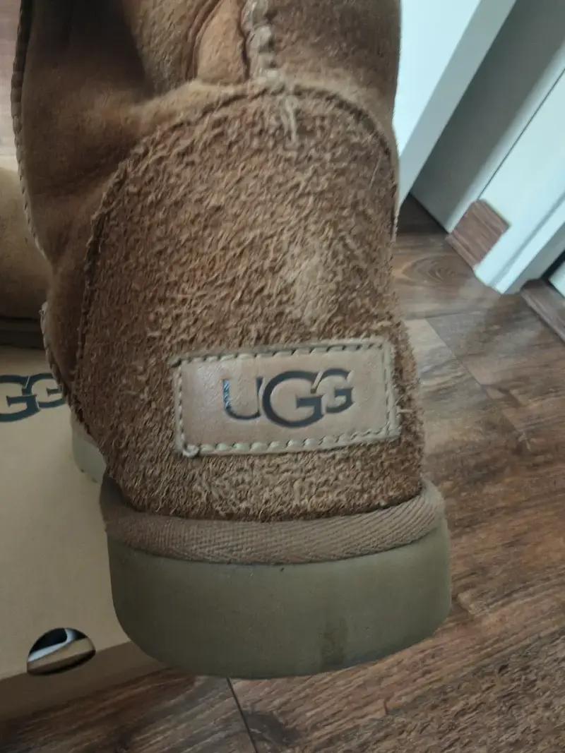 Botas de invierno UGG marrón con forro de lana - 5