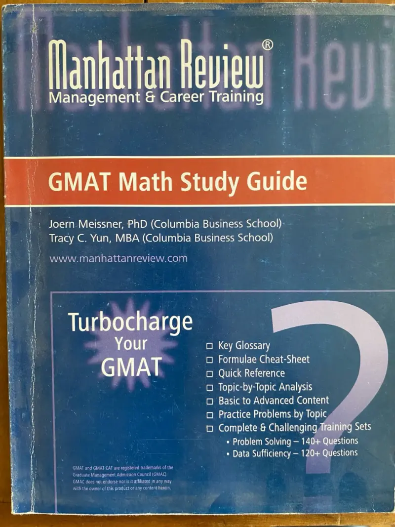 Guía de Estudio GMAT Math Manhattan Review
