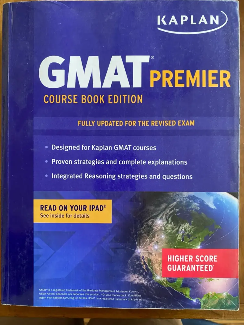 Libro Kaplan GMAT Premier Edición Curso