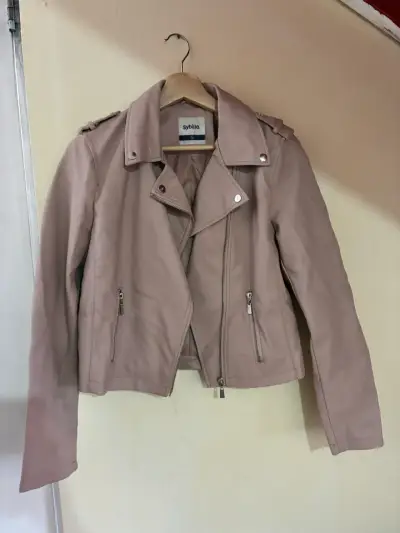 Chaqueta rosa eco cuero  Sybilla para mujer - miniatura 2