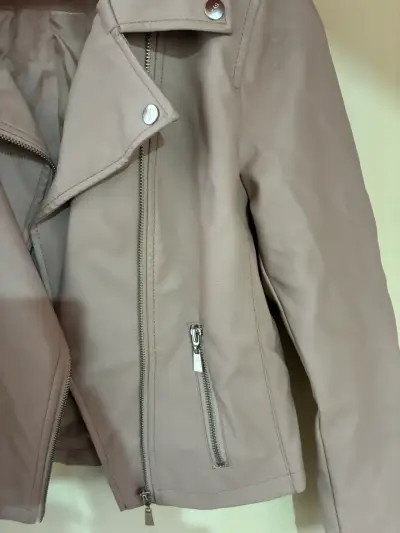 Chaqueta rosa eco cuero  Sybilla para mujer - miniatura 3