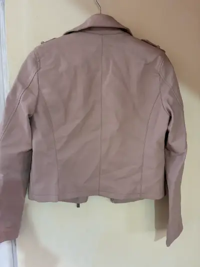 Chaqueta rosa eco cuero  Sybilla para mujer - miniatura 6