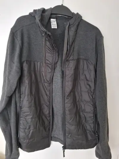 Chaqueta con capucha gris Decathlon para hombre - miniatura 3