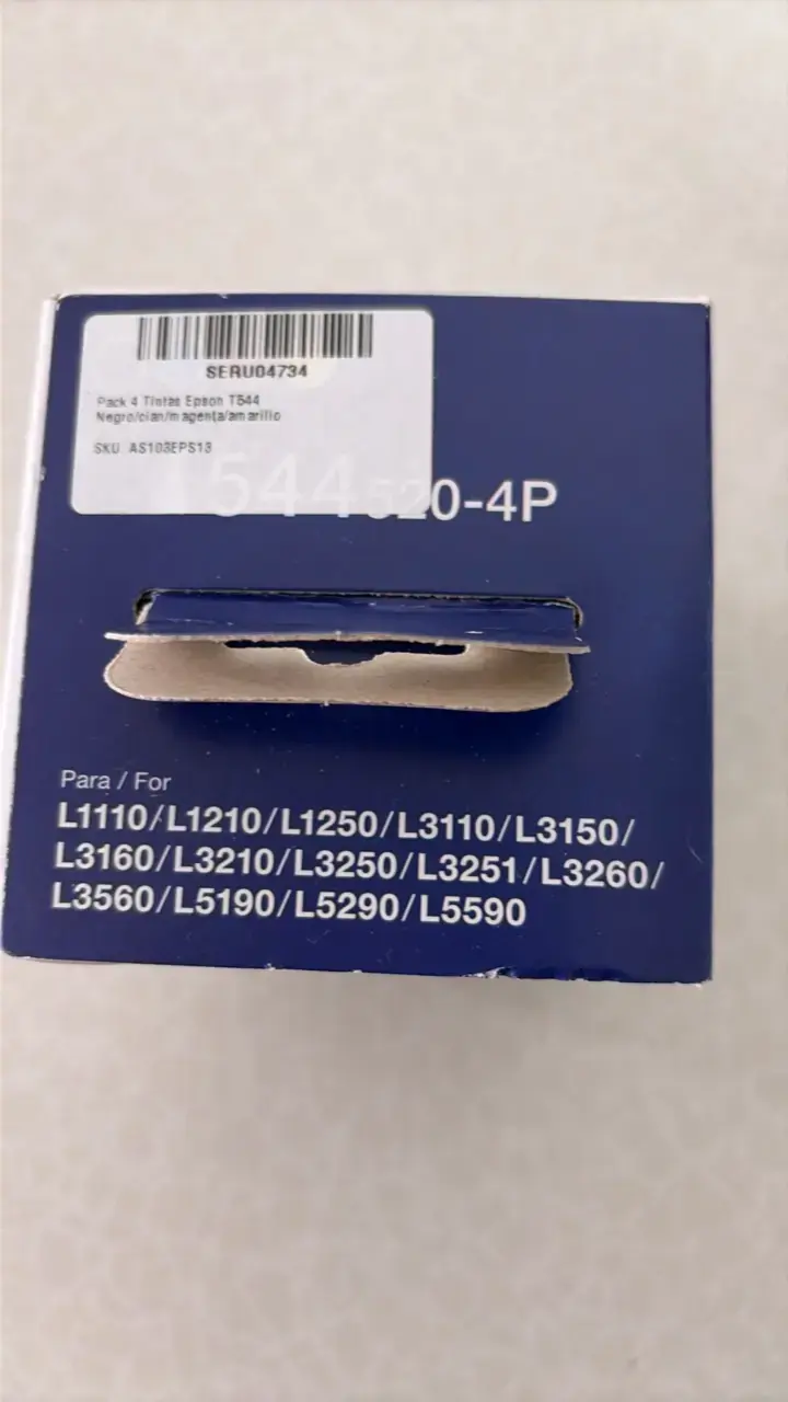 Pack de Tintas Epson 544 EcoTank - 2