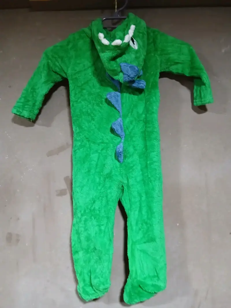 Disfraz de dinosaurio verde talla 6-12 meses - 1