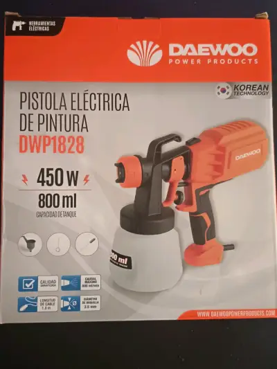 Pistola Eléctrica de Pintura Daewoo DWP1828 450W - miniatura 1