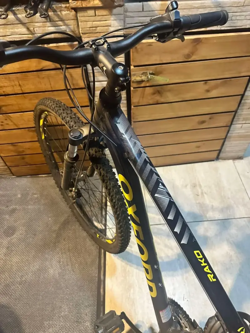 Bicicleta Oxford de Montaña Negra y Amarilla - 6