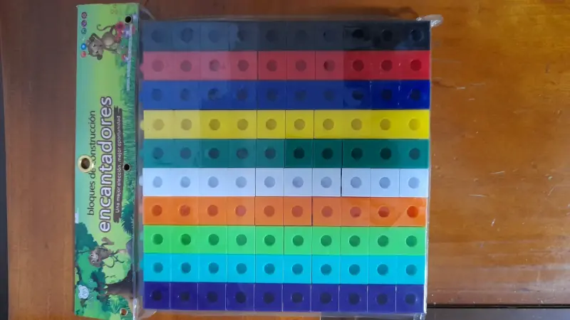 Bloques unifix construcción educativos multicolor - 1