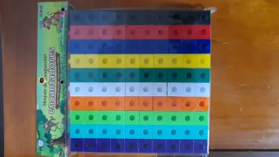 Bloques unifix construcción educativos multicolor - miniatura 1