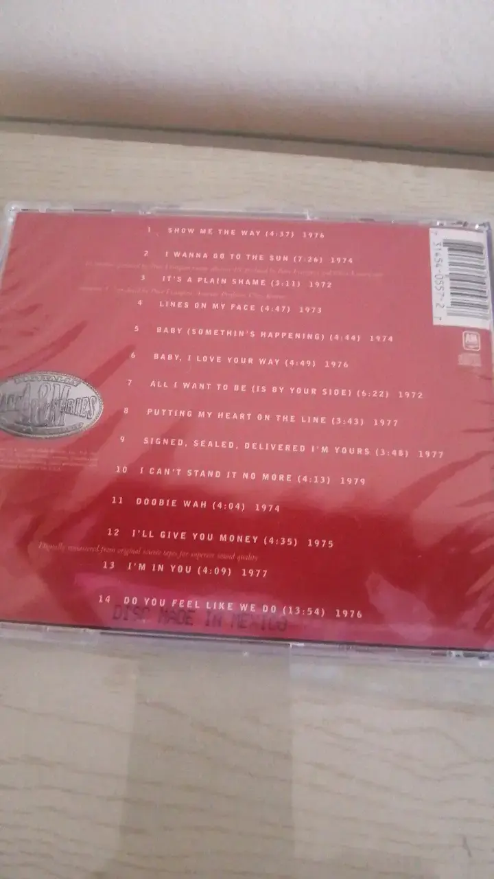 CD Peter Frampton Greatest Hits Remasterizado - 2