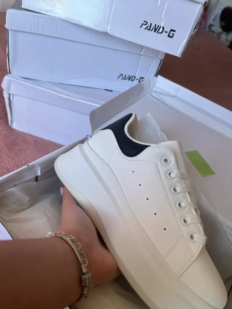 Zapatillas blancas de plataforma - 3