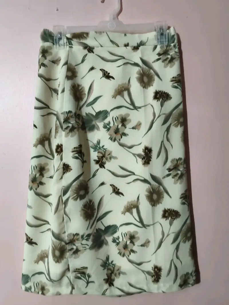 Conjunto de blusa y falda floral para mujer - 3