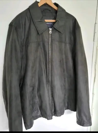 Chaqueta de cuerina marrón Regatta para hombre - miniatura 1