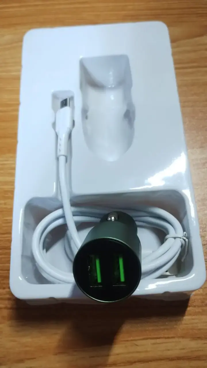 Cargador de Auto USB Doble Carga Rapida - 2