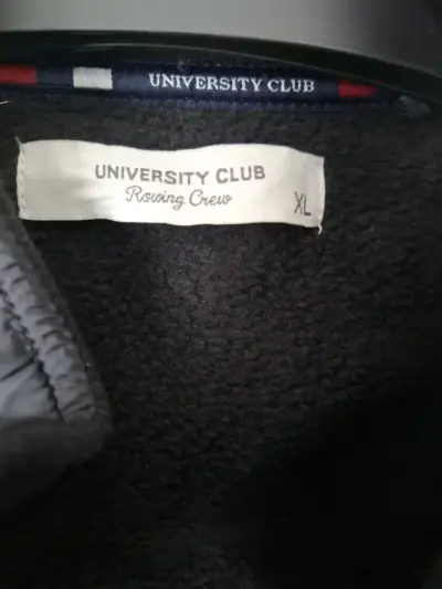 Chaqueta University Club negra acolchada - miniatura 2