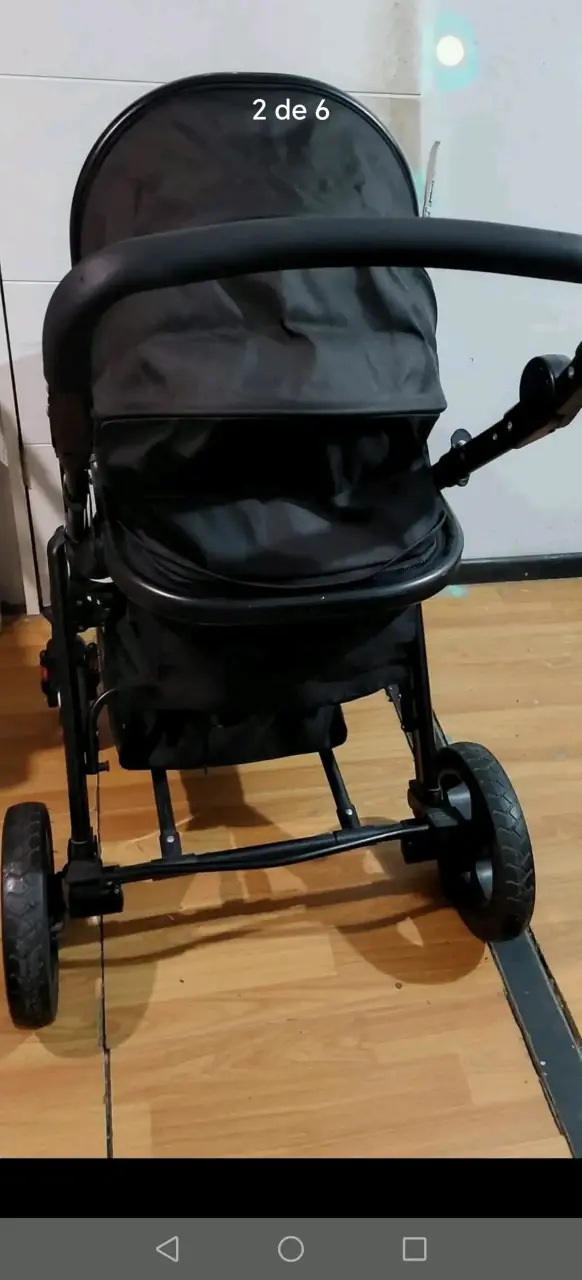 Coche de bebé Kidscool negro plegable - 4